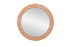 Round Metal Tile Mirror