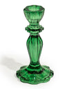 Coloured Glass Candle Holder