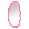 Velvet Wood Unshaped Hanging Mirror