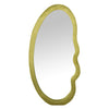 Velvet Wood Unshaped Hanging Mirror