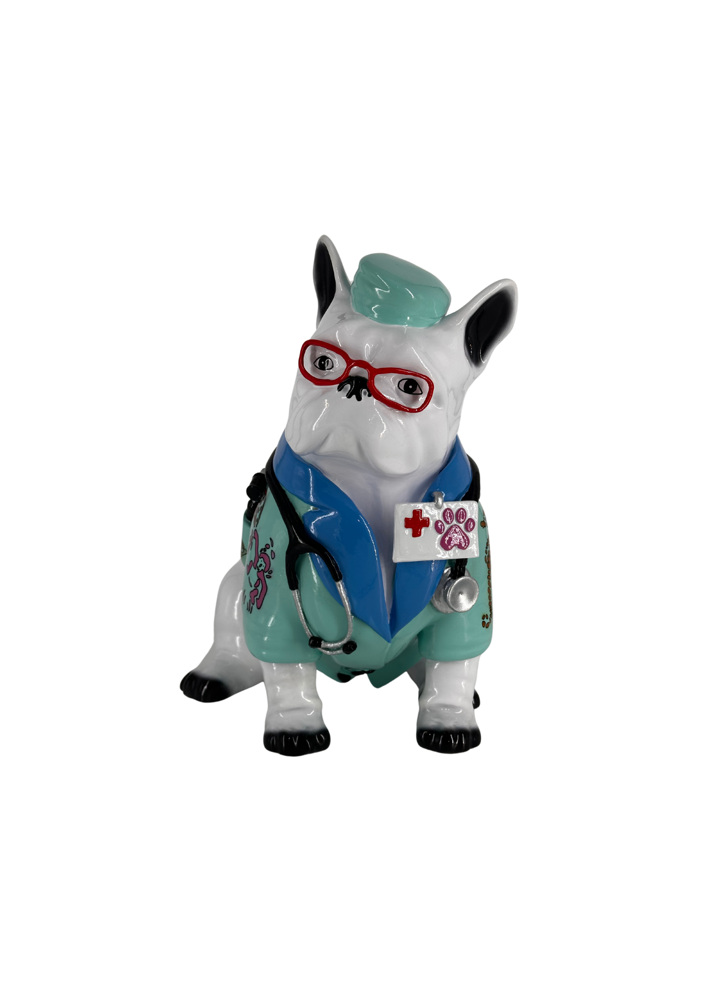 The Doctor Bulldog French Bulldog sculpture in Profession finish - main product view | KULORI