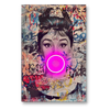 Audrey Hepburn Bubble V.1 | LED Wall Art