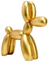 Gold balloon dog sculpture
